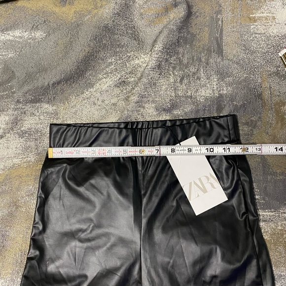 Zara Wax Effect Legging Black - Picture 4 of 9